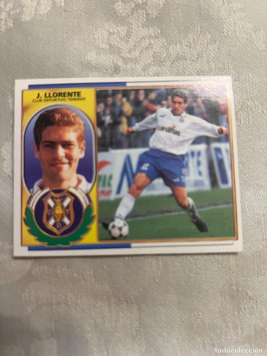 Cromos de f&uacute;tbol: LLORENTE TENERIFE SIN PEGAR EDICIONES ESTE 1996-97