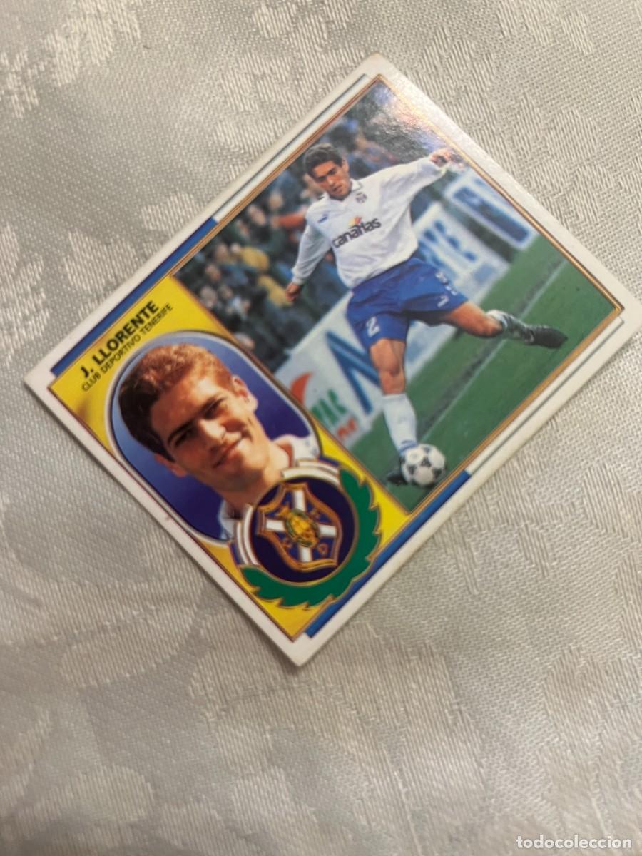 Cromos de f&uacute;tbol: LLORENTE TENERIFE SIN PEGAR EDICIONES ESTE 1996-97