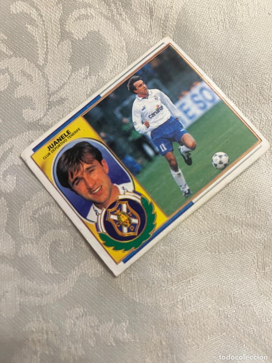 Cromos de f&uacute;tbol: JUANELE TENERIFE SIN PEGAR EDICIONES ESTE 1996-97