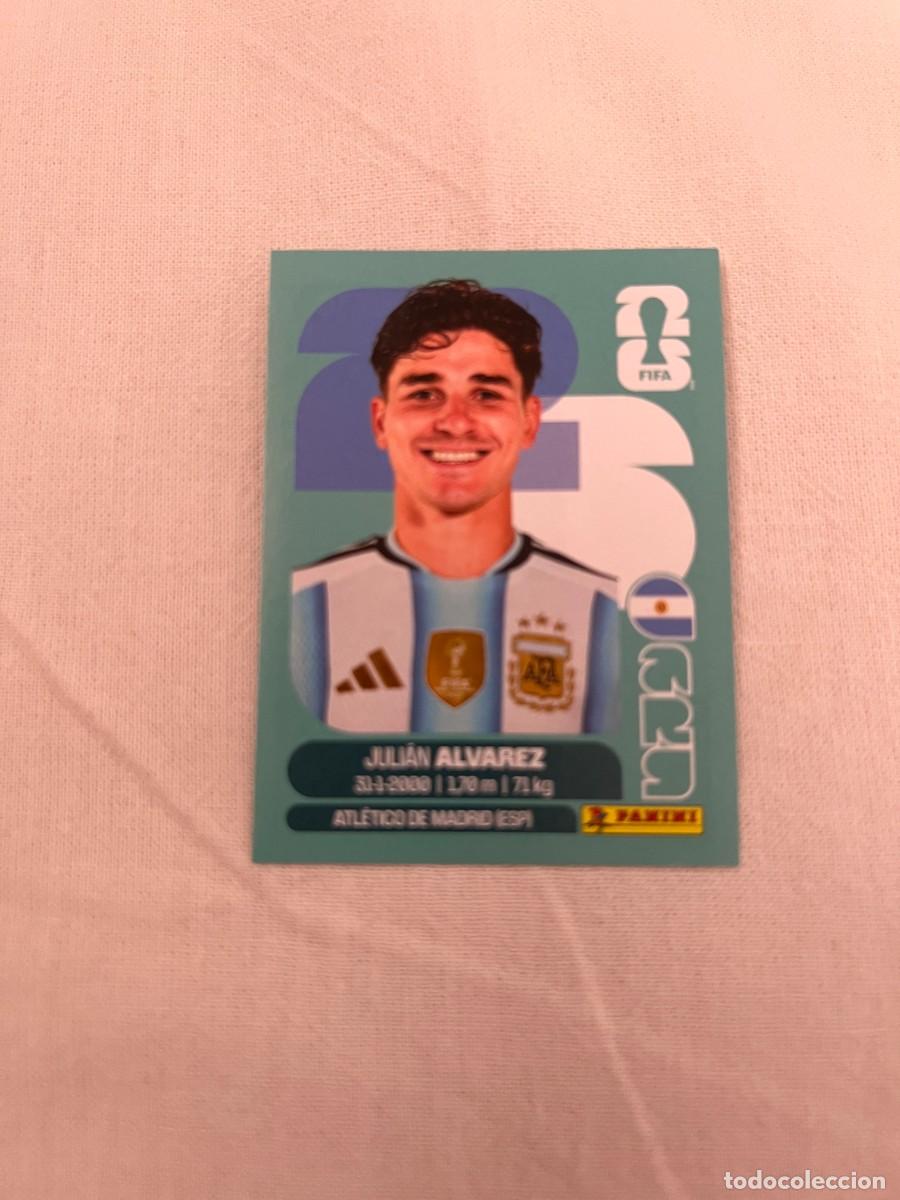 Cromos de f&uacute;tbol: JULIAN ALVAREZ SELECCI&Oacute;N ARGENTINA 19 PANINI MUNDIAL FIFA WORLD CUP 2026 PANINI