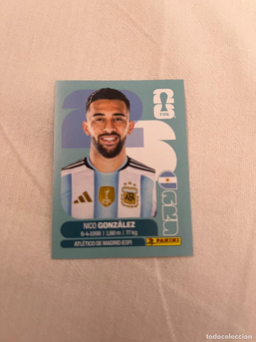 Cromos de f&uacute;tbol: NICO GONZ&Aacute;LEZ SELECCI&Oacute;N ARGENTINA 16 PANINI MUNDIAL FIFA WORLD CUP 2026 PANINI