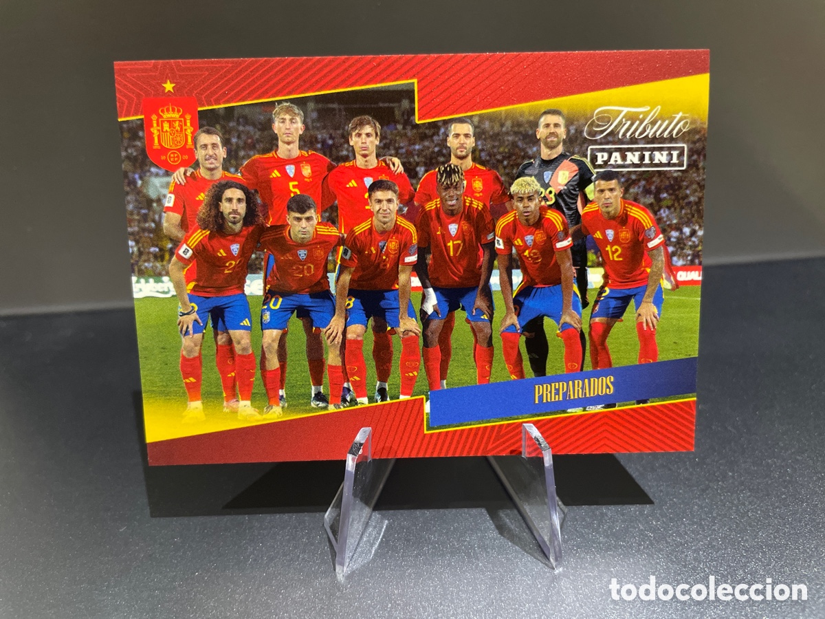 Cromos de f&uacute;tbol: Yamal Preparados 69 Panini Tribute Seleccion Espa&ntilde;ola 2010-2026 Vamos Campeones