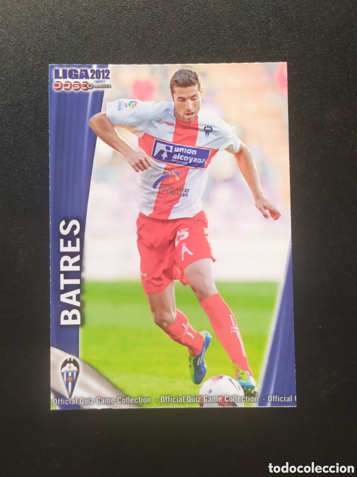 Cromos de f&uacute;tbol: Mundicromo fichas Liga 2011 2012 11 12 Batres n&deg; 1149 Alcoyano