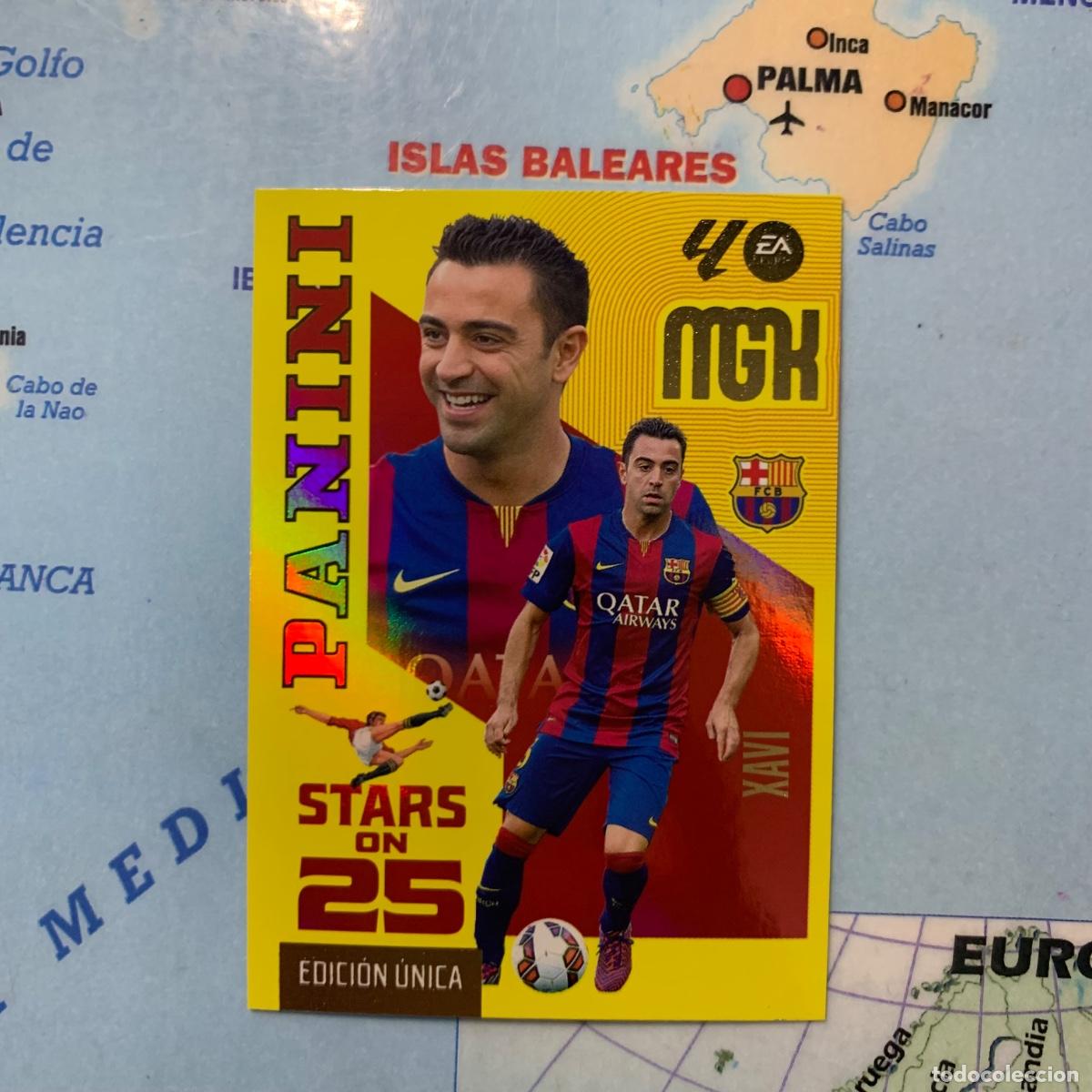 Cromos de f&uacute;tbol: Xavi n&uacute;mero 427 serie on Stars On 25 Del Barcelona megacracks 26-27 2026-2027