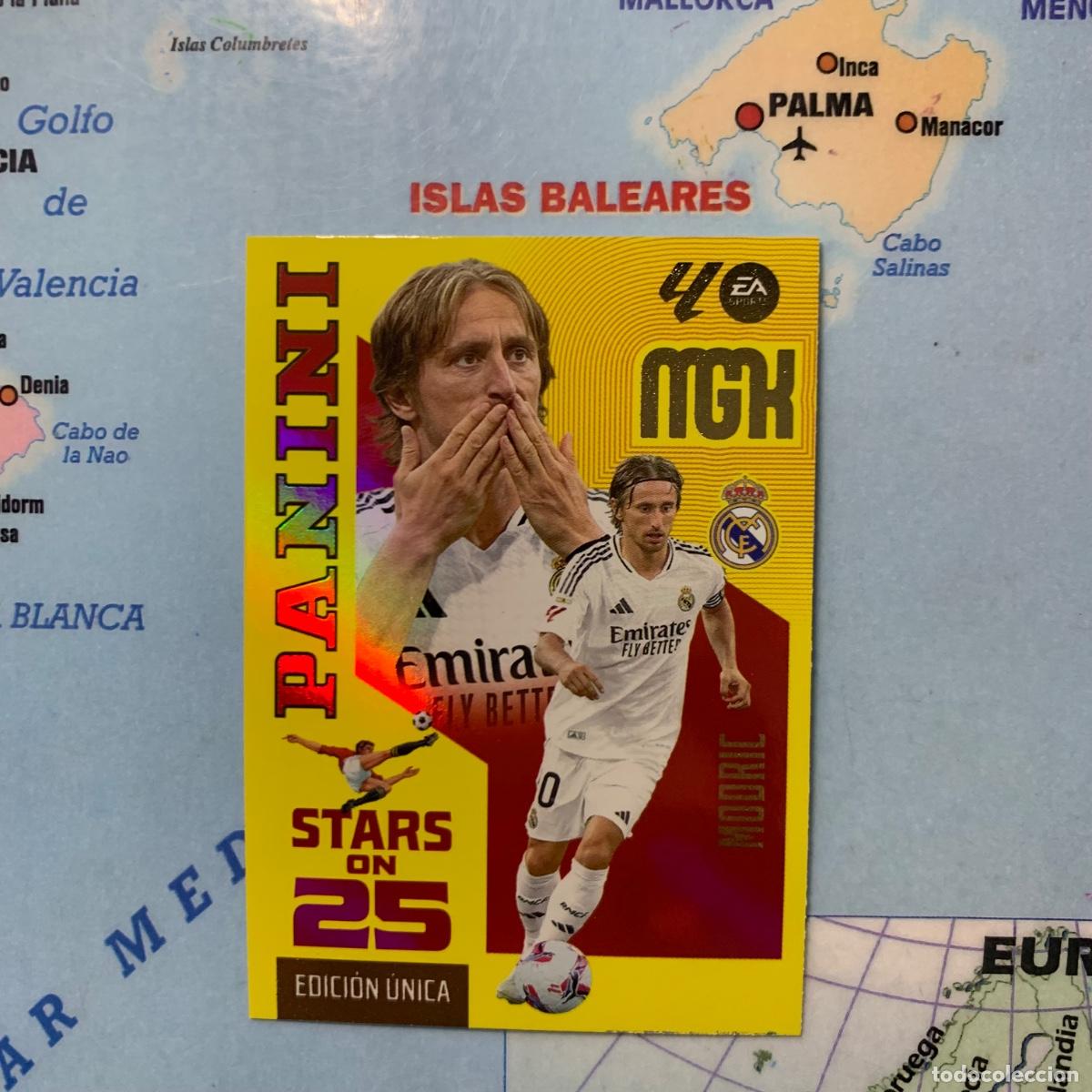 Cromos de f&uacute;tbol: Modric n&uacute;mero 445 serie on Stars On 25 Del Real Madrid megacracks 26-27 2026-2027