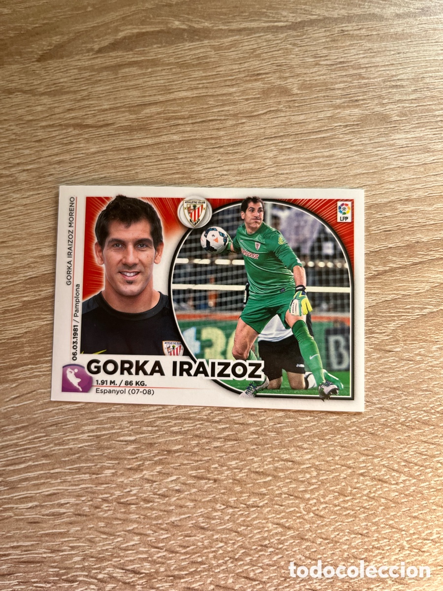 Cromos de f&uacute;tbol: GORKA IRAIZOZ LIGA ESTE EDICIONES ESTE 2014 2015 14 15 ATHLETIC CLUB DE BILBAO