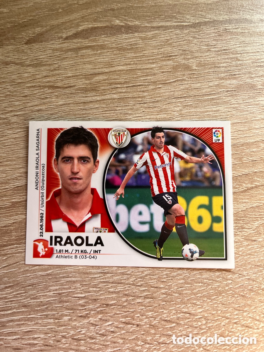 Cromos de f&uacute;tbol: IRAOLA LIGA ESTE EDICIONES ESTE 2014 2015 14 15 ATHLETIC CLUB DE BILBAO