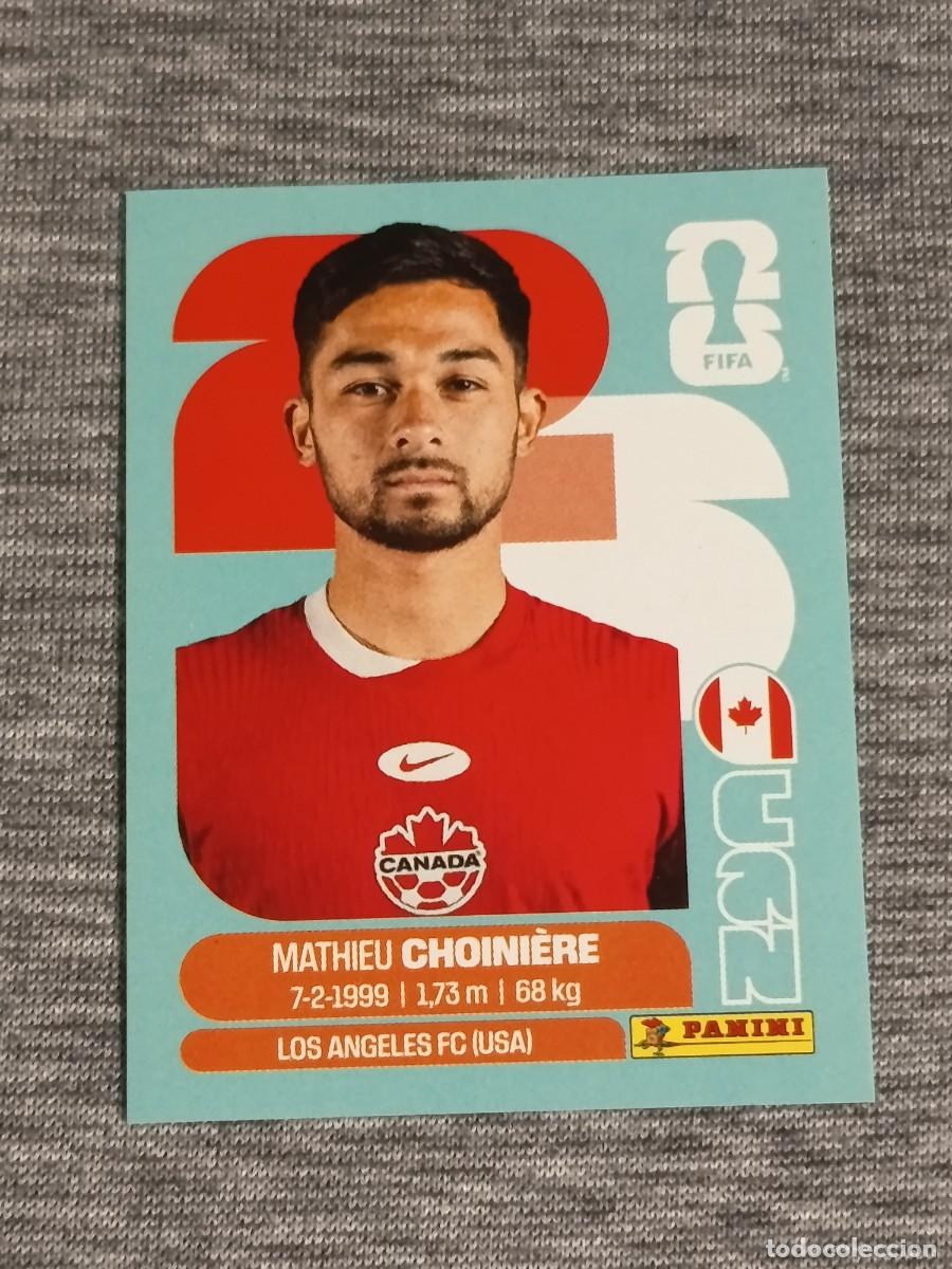 Cromos de f&uacute;tbol: CHOINIERE CAN 15 STICKER MUNDIAL 2026 PANINI FIFA WORLD CUP NUEVO