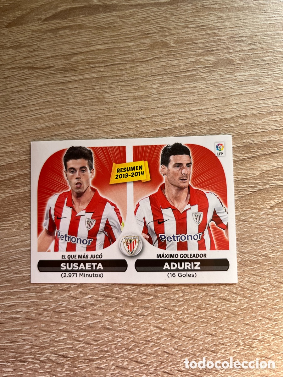 Cromos de f&uacute;tbol: RESUMEN SUSAETA ADURIZ LIGA ESTE EDICIONES ESTE 2014 2015 14 15 ATHLETIC CLUB DE BILBAO