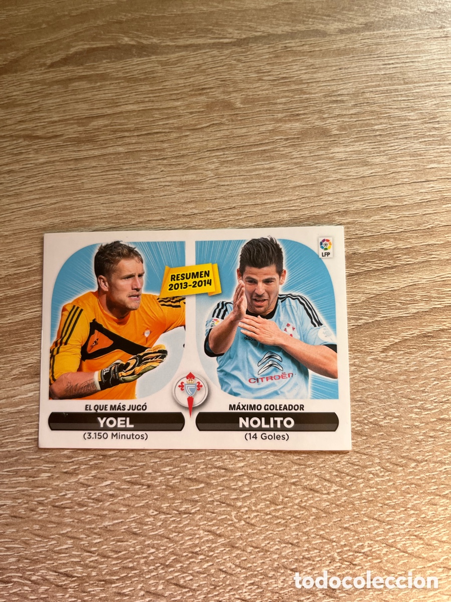 Cromos de f&uacute;tbol: RESUMEN YOEL NOLITO LIGA ESTE EDICIONES ESTE 2014 2015 14 15 CELTA DE VIGO