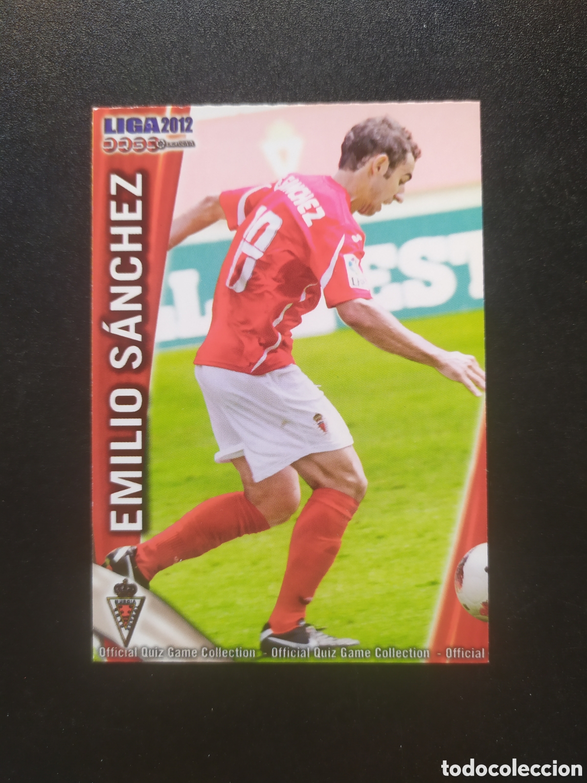 Cromos de f&uacute;tbol: Mundicromo fichas Liga 2011 2012 11 12 Emilio S&aacute;nchez n&deg; 1124 Murcia