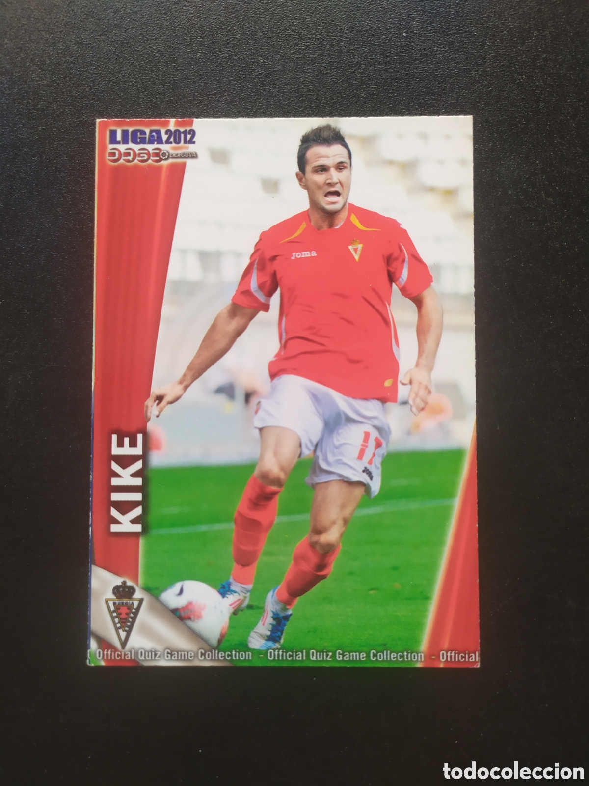 Cromos de f&uacute;tbol: Mundicromo fichas Liga 2011 2012 11 12 Kike n&deg; 1128 Murcia