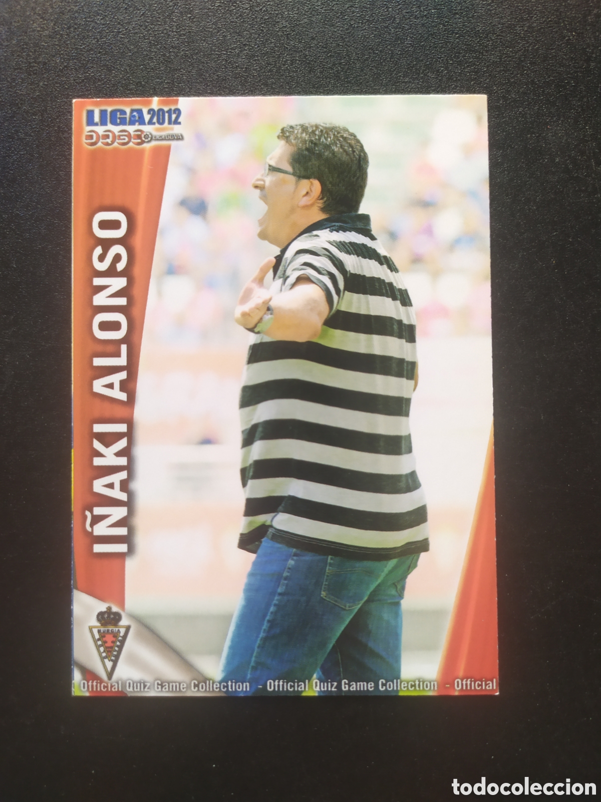 Cromos de f&uacute;tbol: Mundicromo fichas Liga 2011 2012 11 12 I&ntilde;aki Alonso n&deg; 1113 Murcia