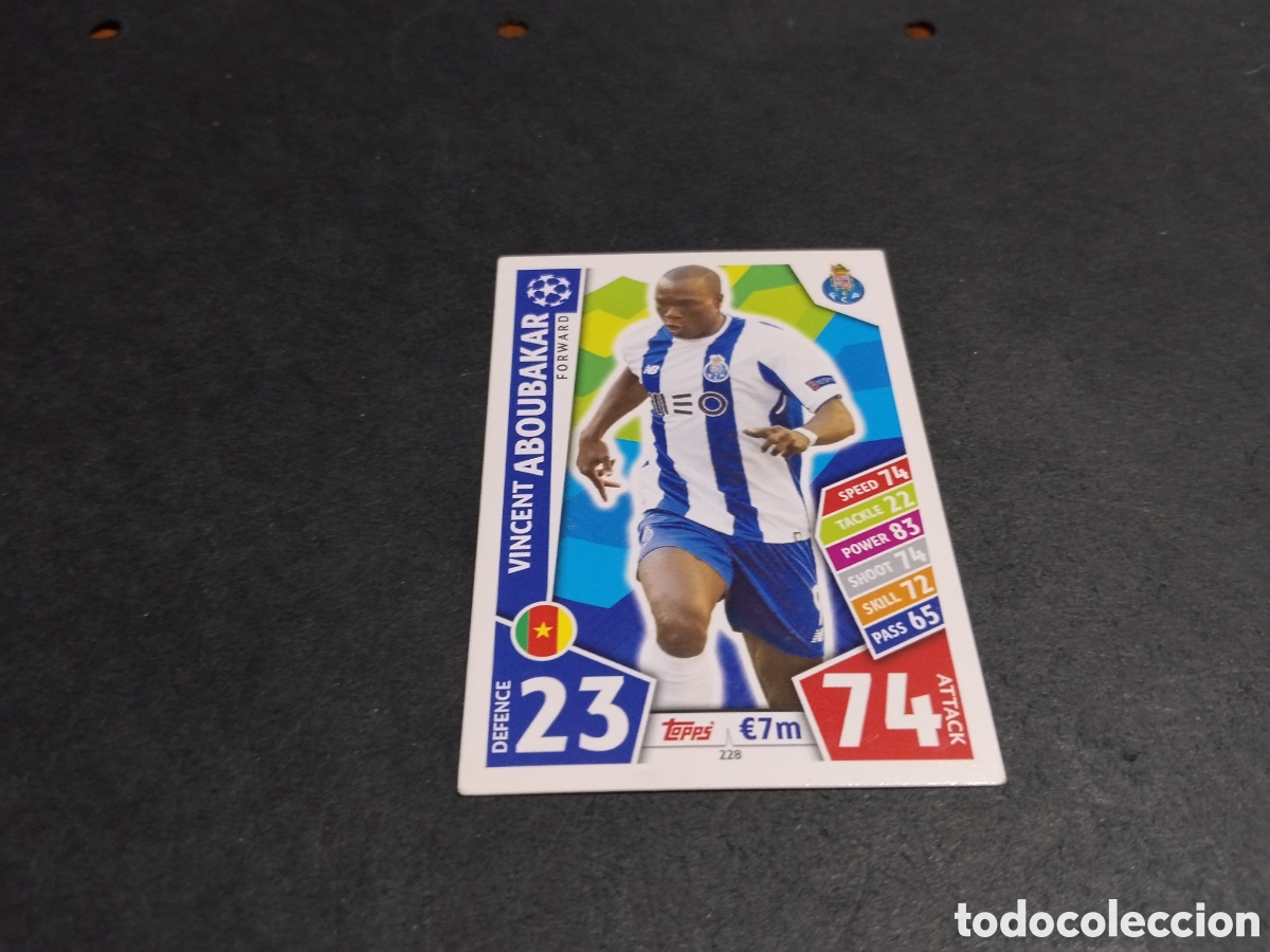 Cromos de f&uacute;tbol: Cromo futbol Topps match Attax,Vincent Aboubakar,FC Porto