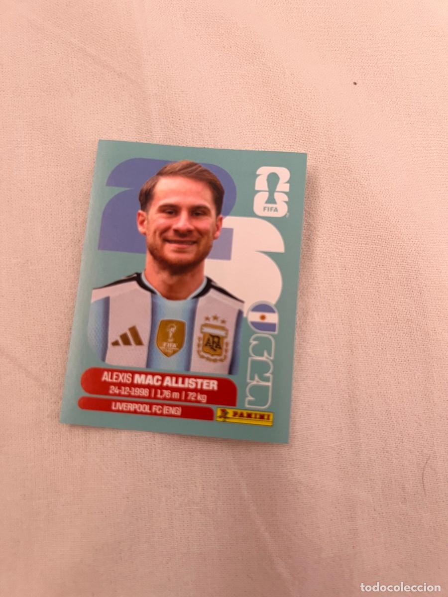 Cromos de f&uacute;tbol: ALEXIS MAC ALLISTER SELECCI&Oacute;N ARGENTINA 9 PANINI MUNDIAL FIFA WORLD CUP 2026 PANINI