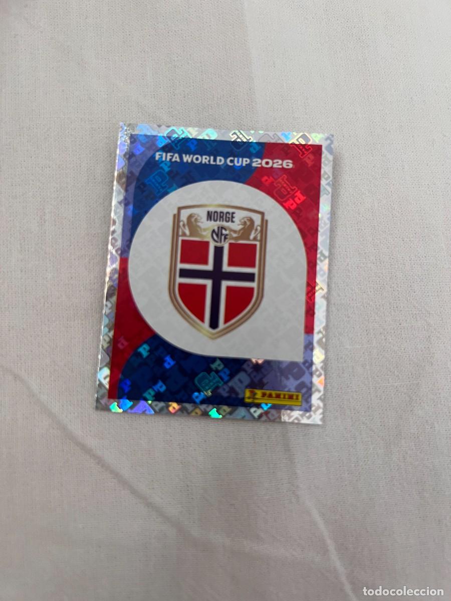 Cromos de Futebol: ESCUDO SELECCI&Oacute;N NORUEGA 1 PANINI MUNDIAL FIFA WORLD CUP 2026 PANINI