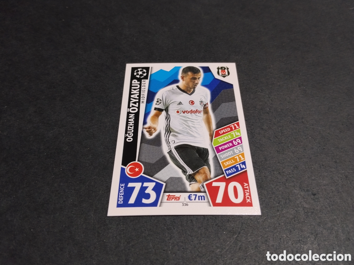 Fu&szlig;ball-Sticker: Cromo futbol Topps Match Attax ozyakup,Besiktas
