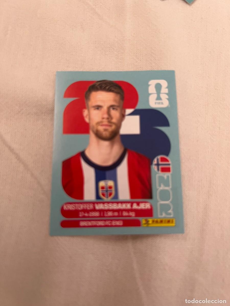 Cromos de f&uacute;tbol: KRISTOFFER VASSBAKK AJER SELECCI&Oacute;N NORUEGA 5 PANINI MUNDIAL FIFA WORLD CUP 2026 PANINI