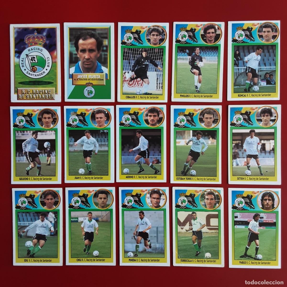 Cromos de f&uacute;tbol: LOTE 14 CROMOS DIFERENTES RACING SANTANDER EDICIONES ESTE TEMPORADA 1993 1994 93 94 LEER DESCRIPCION