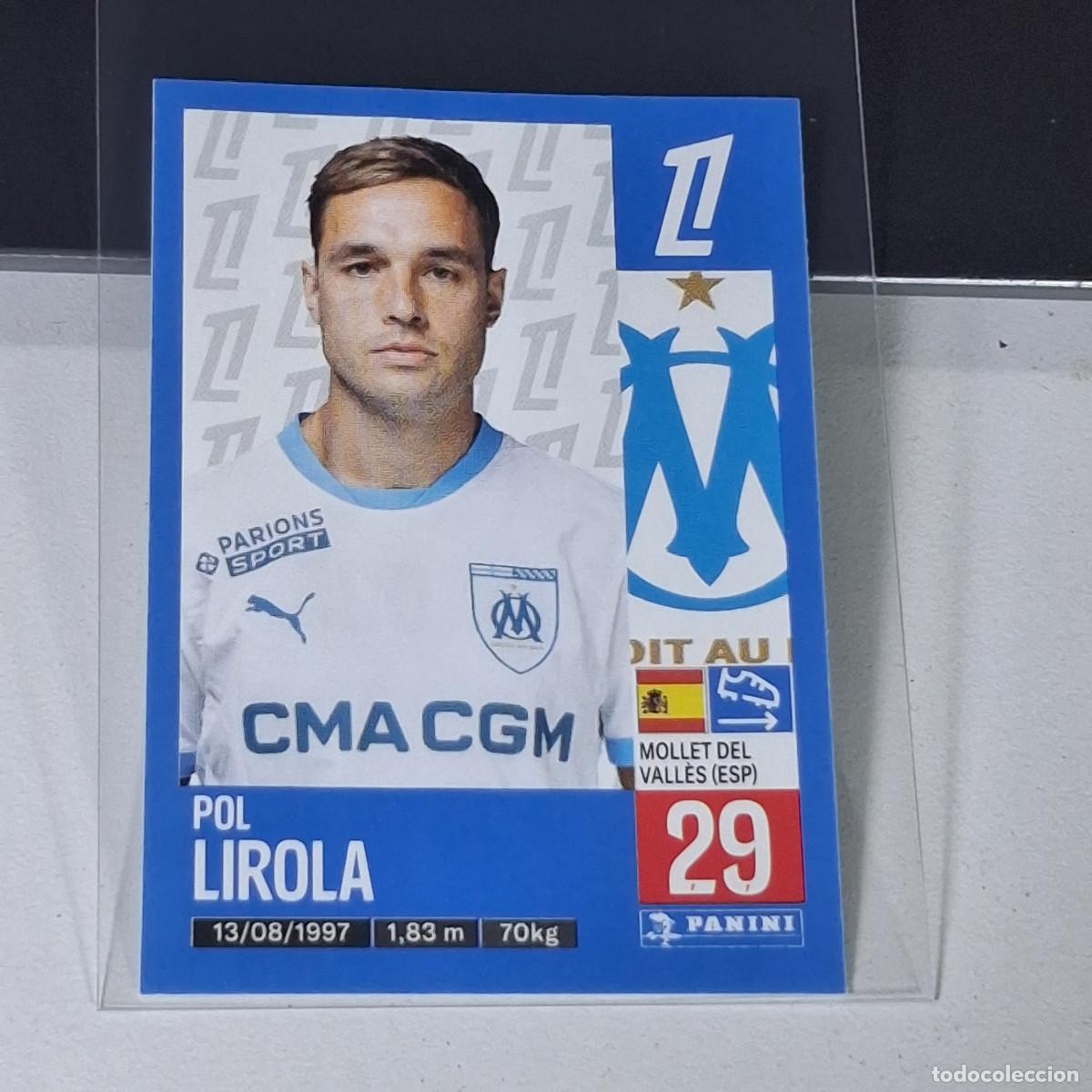 Cromos de Futebol: B40 219 POL LIROLA OLYMPIQUE MARSELLA CROMO FUTBOL PANINI LIGUE 1 FOOT 24-25 LIGA FRANCIA 2024-2025