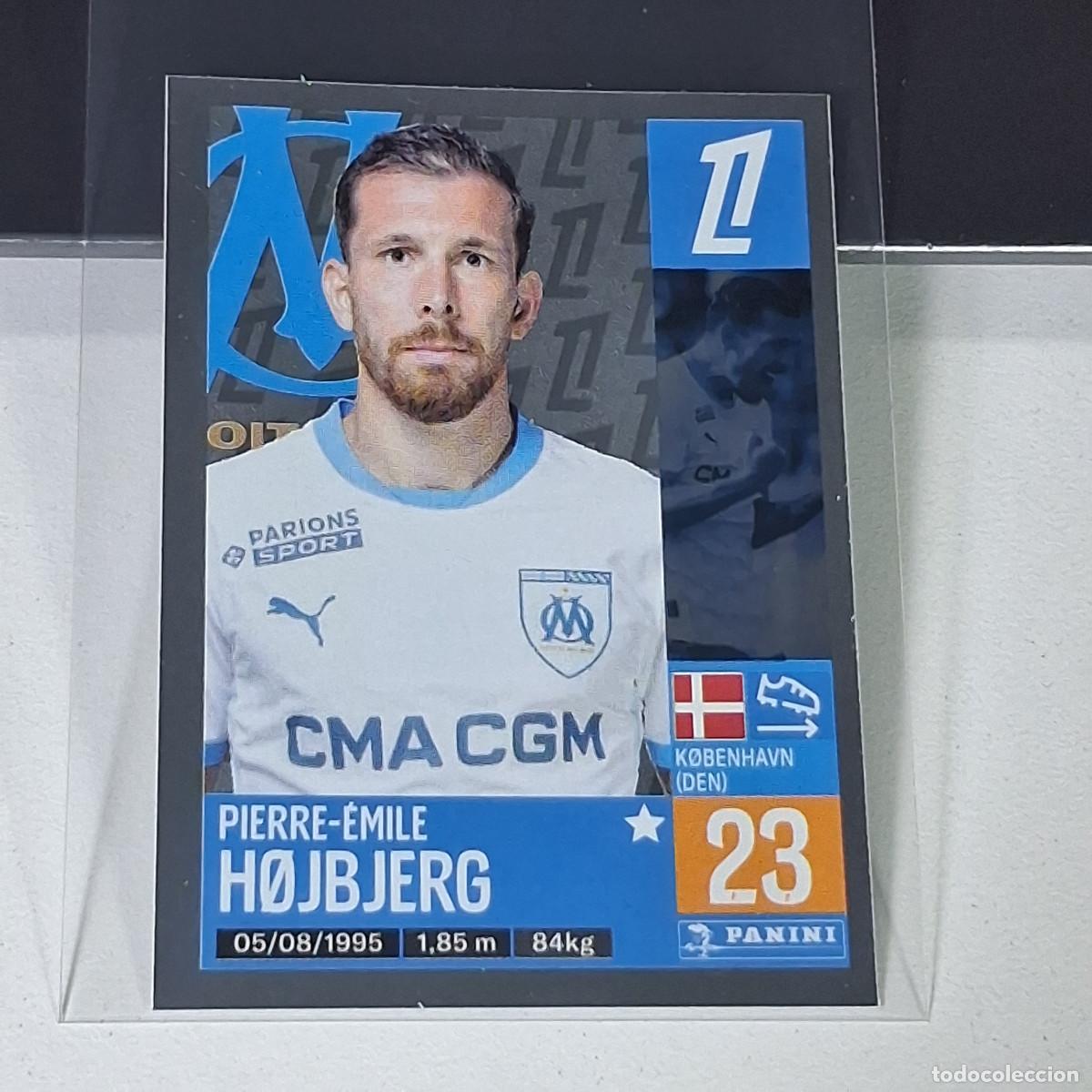 Cromos de Futebol: B40 225 HOJBJERG OLYMPIQUE MARSELLA CROMO FUTBOL PANINI LIGUE 1 FOOT 24-25 LIGA FRANCIA 2024-2025