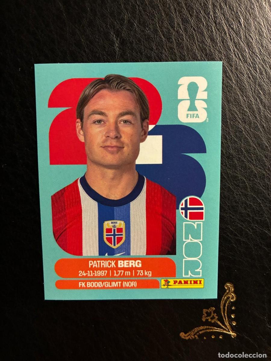 Cromos de Futebol: NOR 14 PATRICK BERG NOR14 NORUEGA FIFA WORLD CUP MUNDIAL 2026 26 PANINI