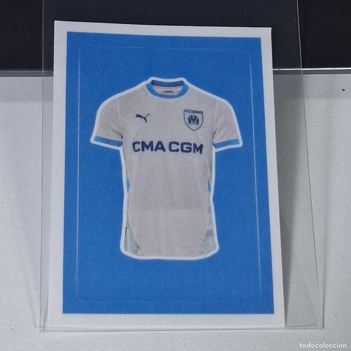 Figurine di Calcio: B40 231 CAMISETA OLYMPIQUE MARSELLA CROMO FUTBOL PANINI LIGUE 1 FOOT 24-25 LIGA FRANCIA 2024-2025