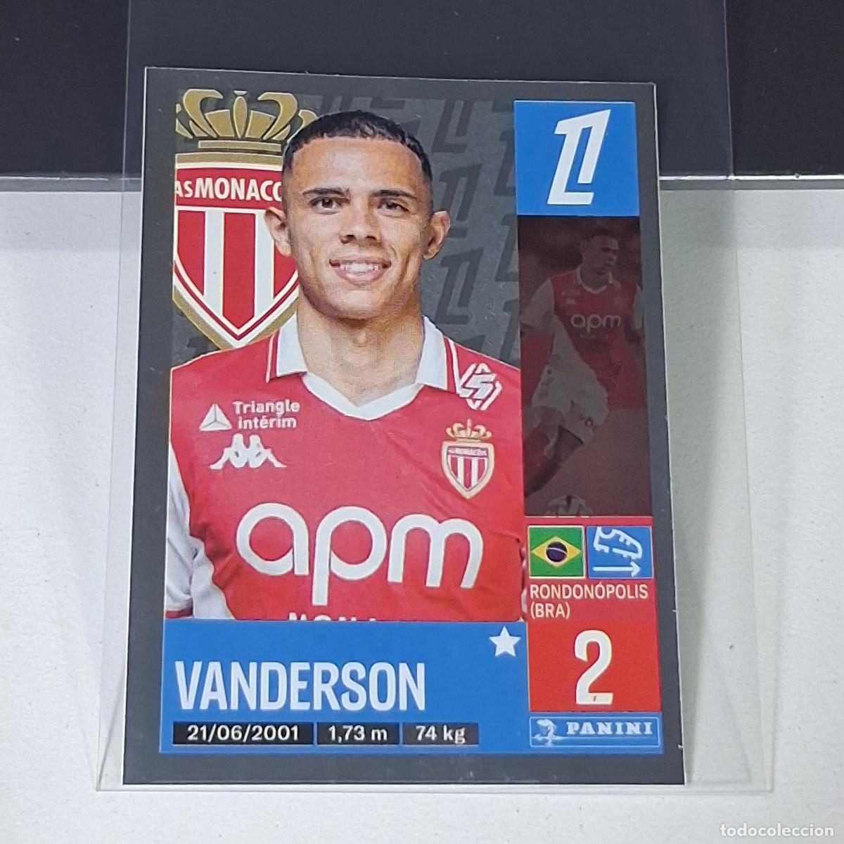 Figurine di Calcio: B40 248 VANDERSON MONACO CROMO FUTBOL PANINI LIGUE 1 FOOT 24-25 LIGA FRANCIA 2024-2025