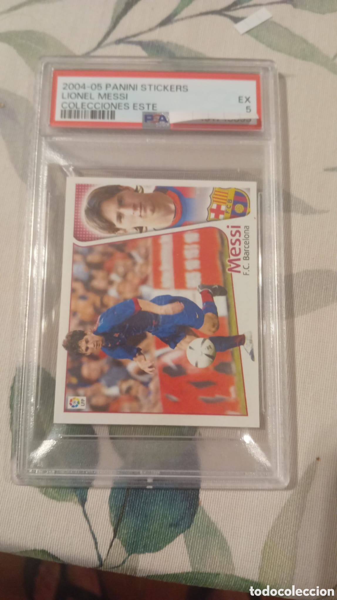 Figurine di Calcio: Messi liga este rookie a&ntilde;o 2004/05PSA 5