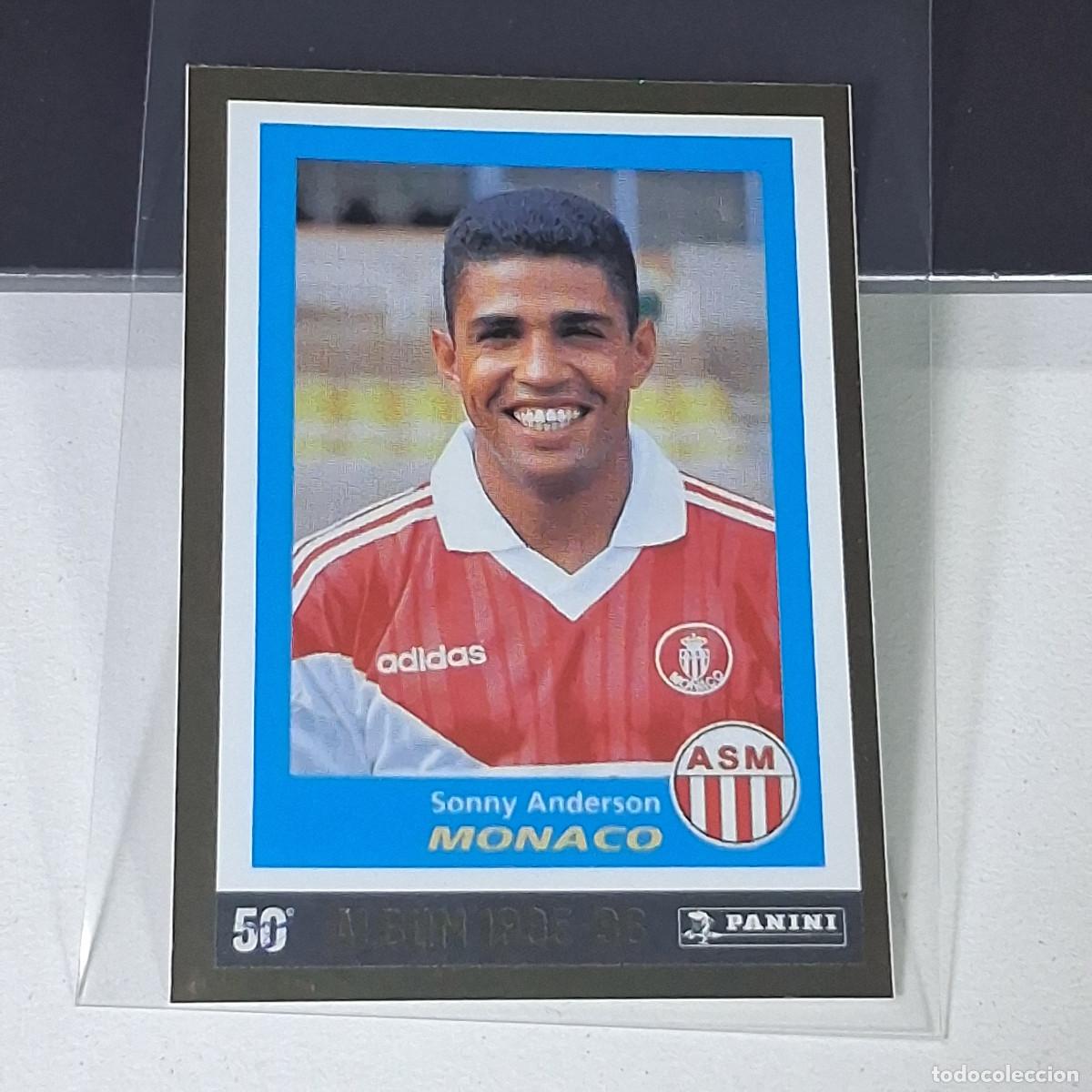 Figurine di Calcio: B40 262 SONNY ANDERSON MONACO CROMO FUTBOL PANINI LIGUE 1 FOOT 24-25 LIGA FRANCIA 2024-2025
