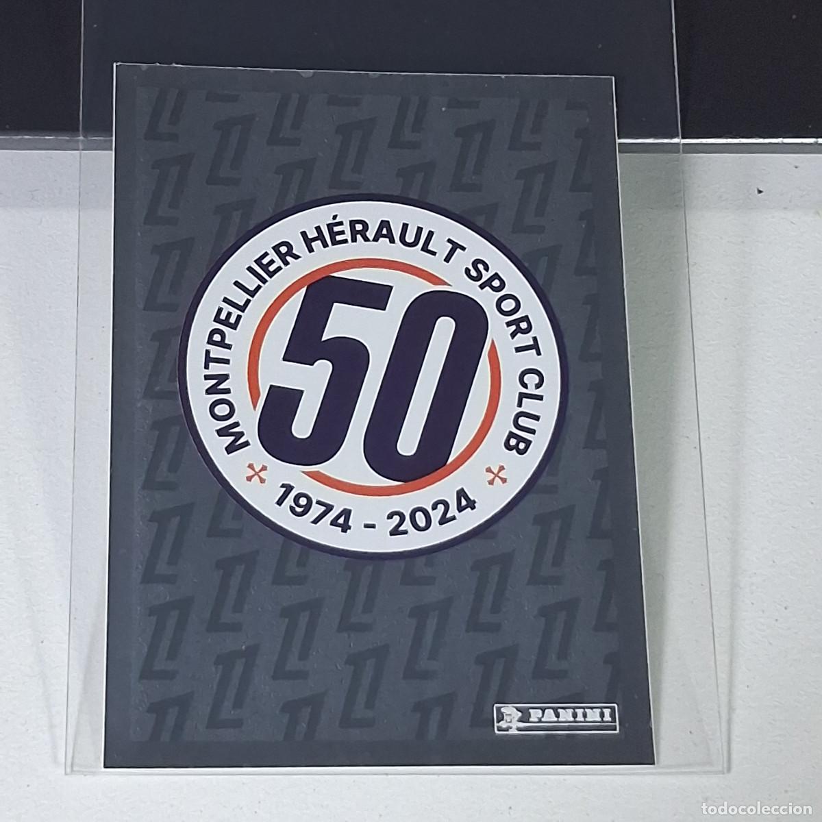 Figurine di Calcio: B40 266 ESCUDO LOGO BADGE MONTPELLIER CROMO FUTBOL PANINI LIGUE 1 FOOT 24-25 LIGA FRANCIA 2024-2025