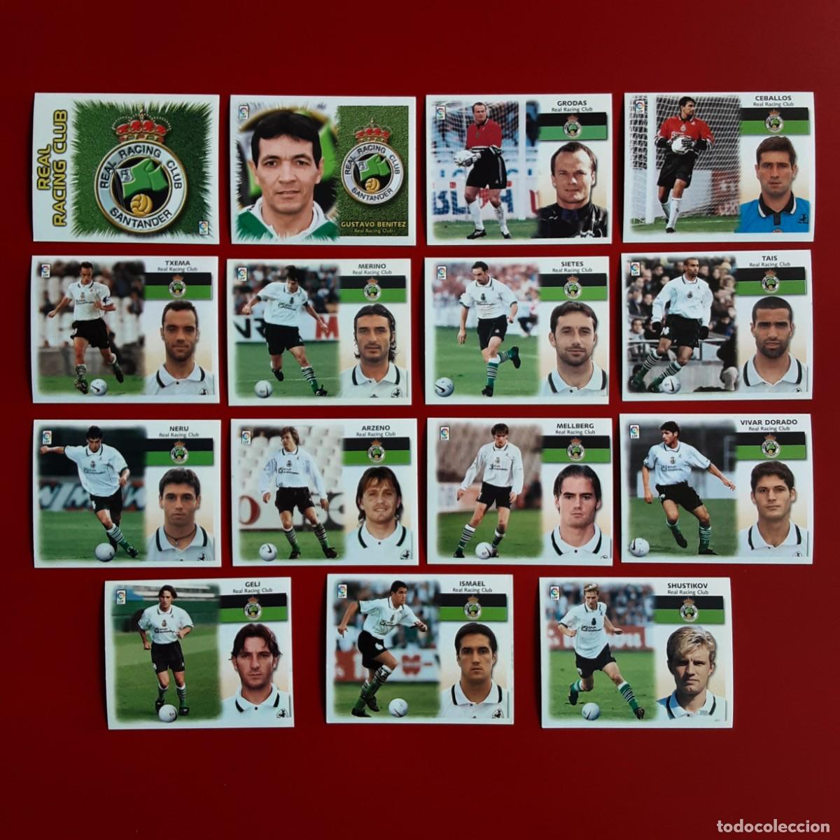 Figurine di Calcio: EQUIPO COMPLETO RACING SANTANDER EDICIONES ESTE TEMPORADA 1999 2000 99 00 LEER DESCRIPCION