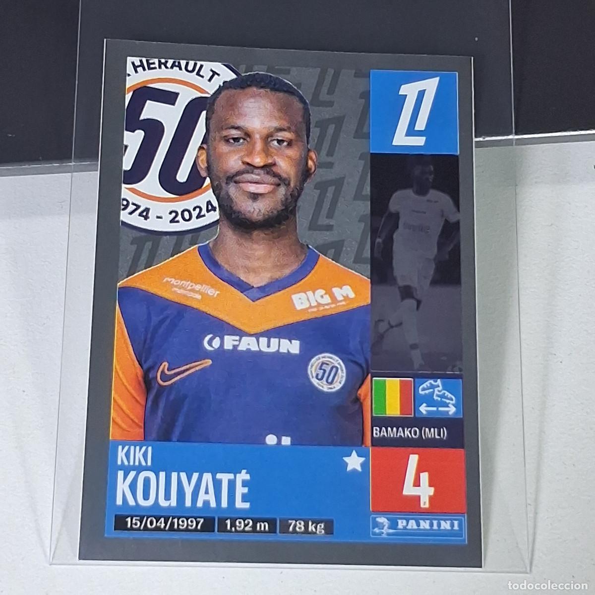 Figurine di Calcio: B40 269 KIKI KOUYATE MONTPELLIER CROMO FUTBOL PANINI LIGUE 1 FOOT 24-25 LIGA FRANCIA 2024-2025