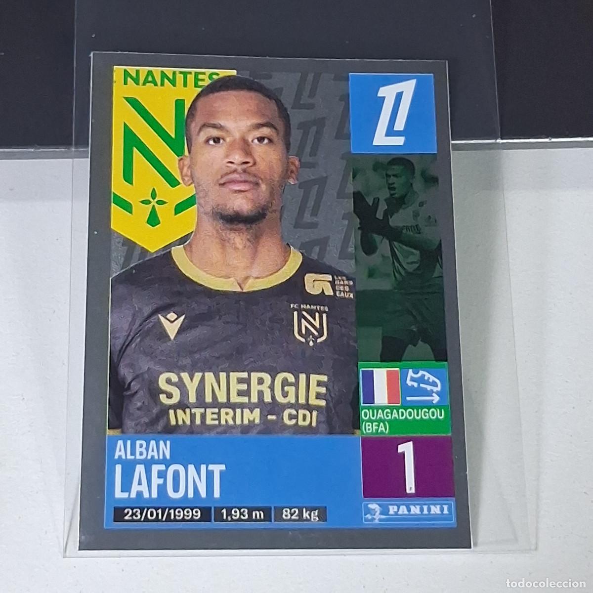 Figurine di Calcio: B40 294 ALBAN LAFONT NANTES CROMO FUTBOL PANINI LIGUE 1 FOOT 24-25 LIGA FRANCIA 2024-2025
