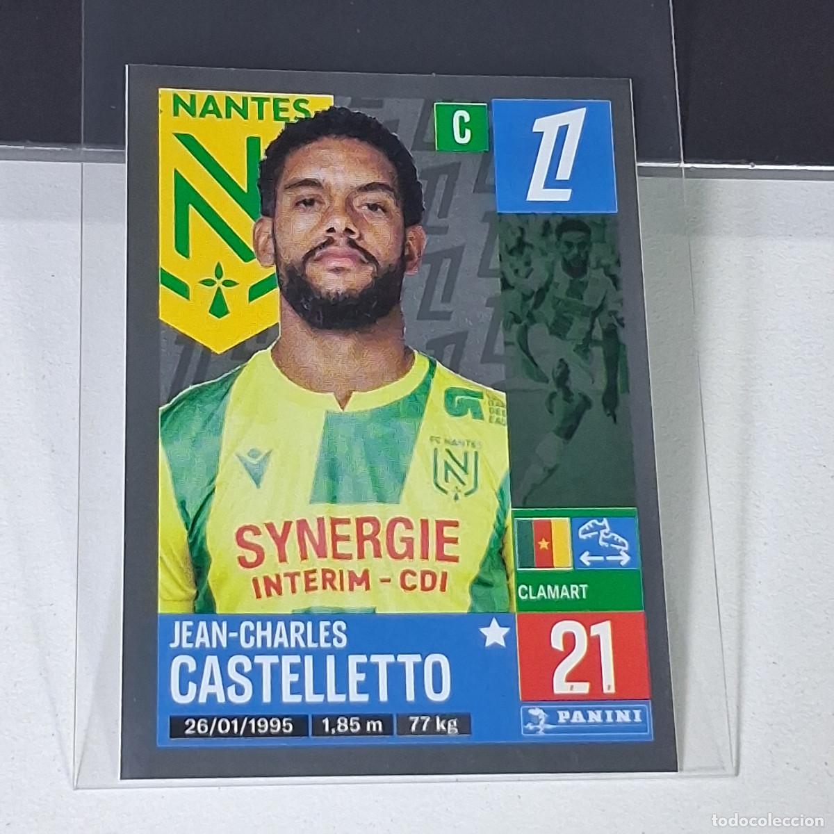 Fu&szlig;ball-Sticker: B40 296 CASTELLETTO NANTES CROMO FUTBOL PANINI LIGUE 1 FOOT 24-25 LIGA FRANCIA 2024-2025
