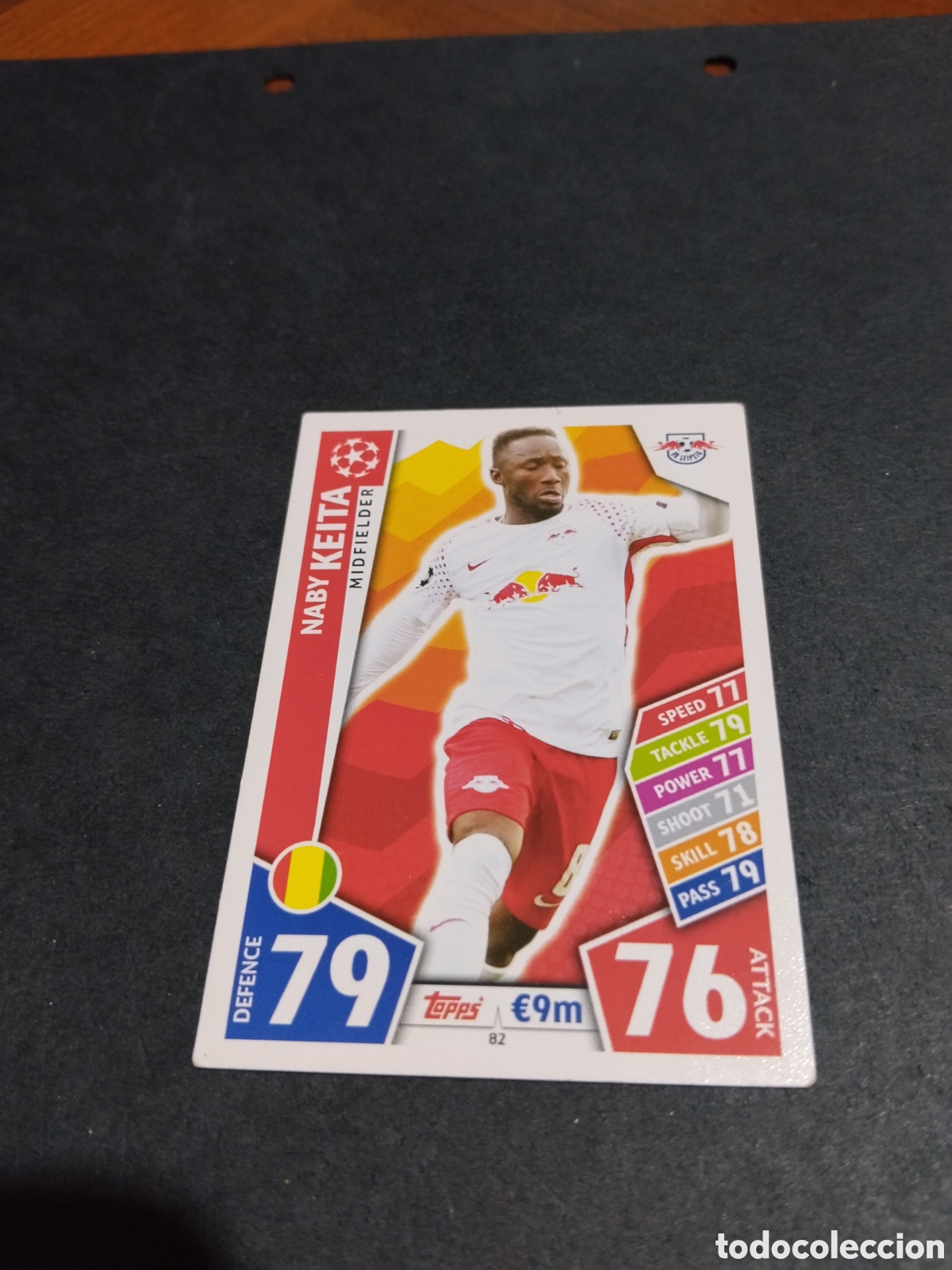 Fu&szlig;ball-Sticker: Cromo futbol Topps Match Attax,naby keita,Leipzig