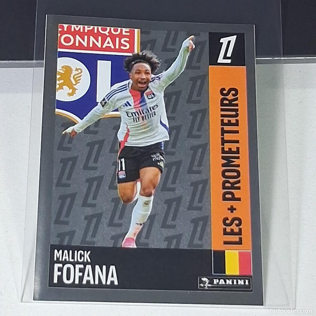 Football Stickers: B41 320 MALICK FOFANA OLYMPIQUE LYON CROMO FUTBOL PANINI LIGUE 1 FOOT 24-25 LIGA FRANCIA 2024-2025
