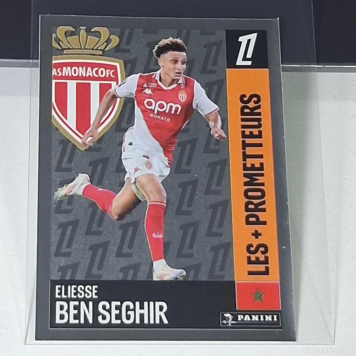 Cromos de f&uacute;tbol: B41 323 BEN SEGHIR MONACO CROMO FUTBOL PANINI LIGUE 1 FOOT 24-25 LIGA FRANCIA 2024-2025