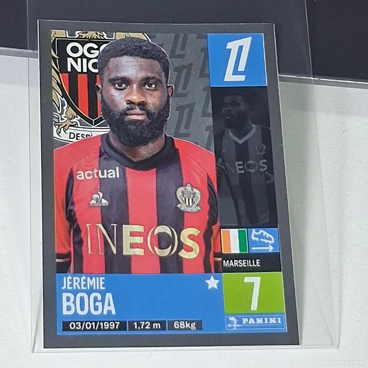 Cromos de f&uacute;tbol: B41 341 JEREMIE BOGA NICE CROMO FUTBOL PANINI LIGUE 1 FOOT 24-25 LIGA FRANCIA 2024-2025