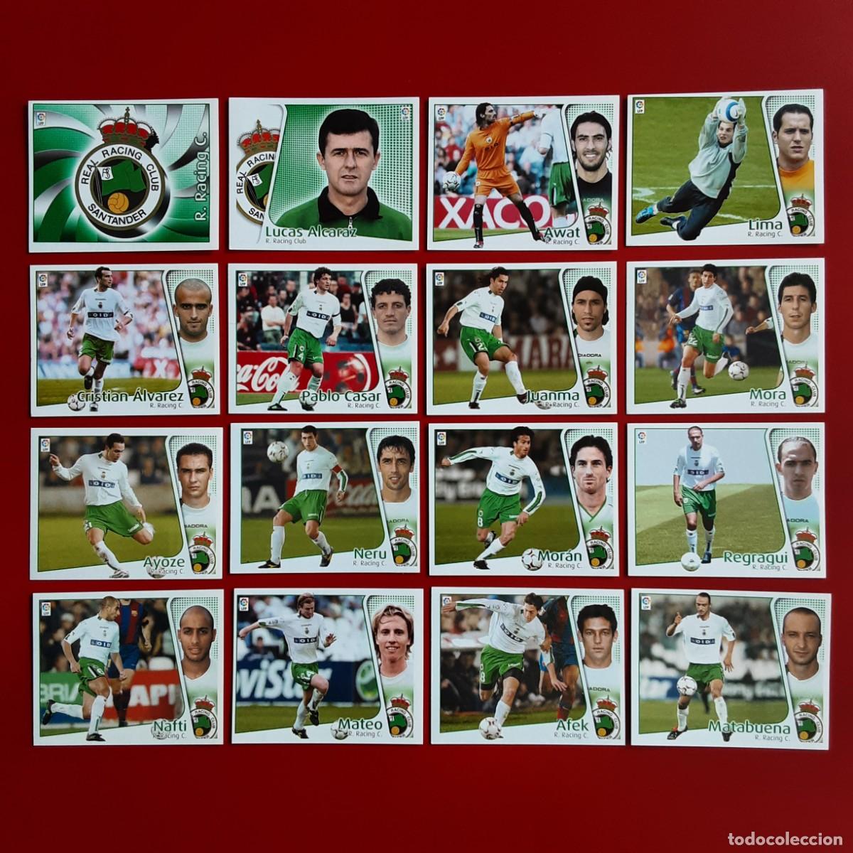 Cromos de f&uacute;tbol: EQUIPO CASI COMPLETO RACING SANTANDER EDICIONES ESTE TEMPORADA 2004 2005 04 05 LEER DESCRIPCION