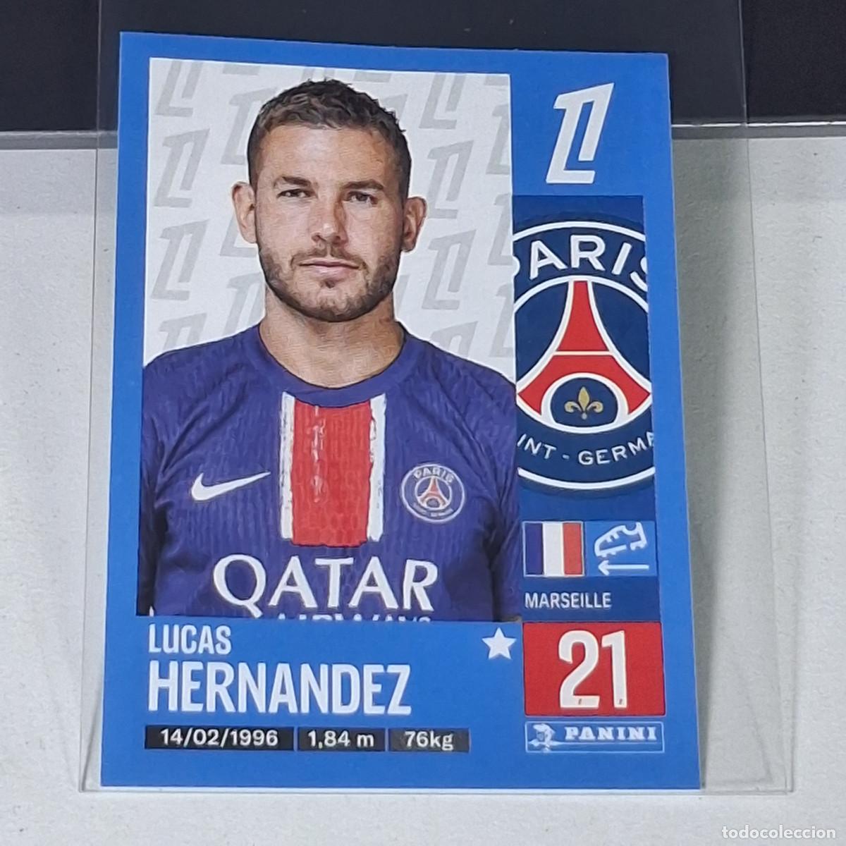 Cromos de f&uacute;tbol: B41 354 HERNANDEZ PARIS SAINT GERMAIN CROMO FUTBOL PANINI LIGUE 1 FOOT 24-25 LIGA FRANCIA 2024-2025