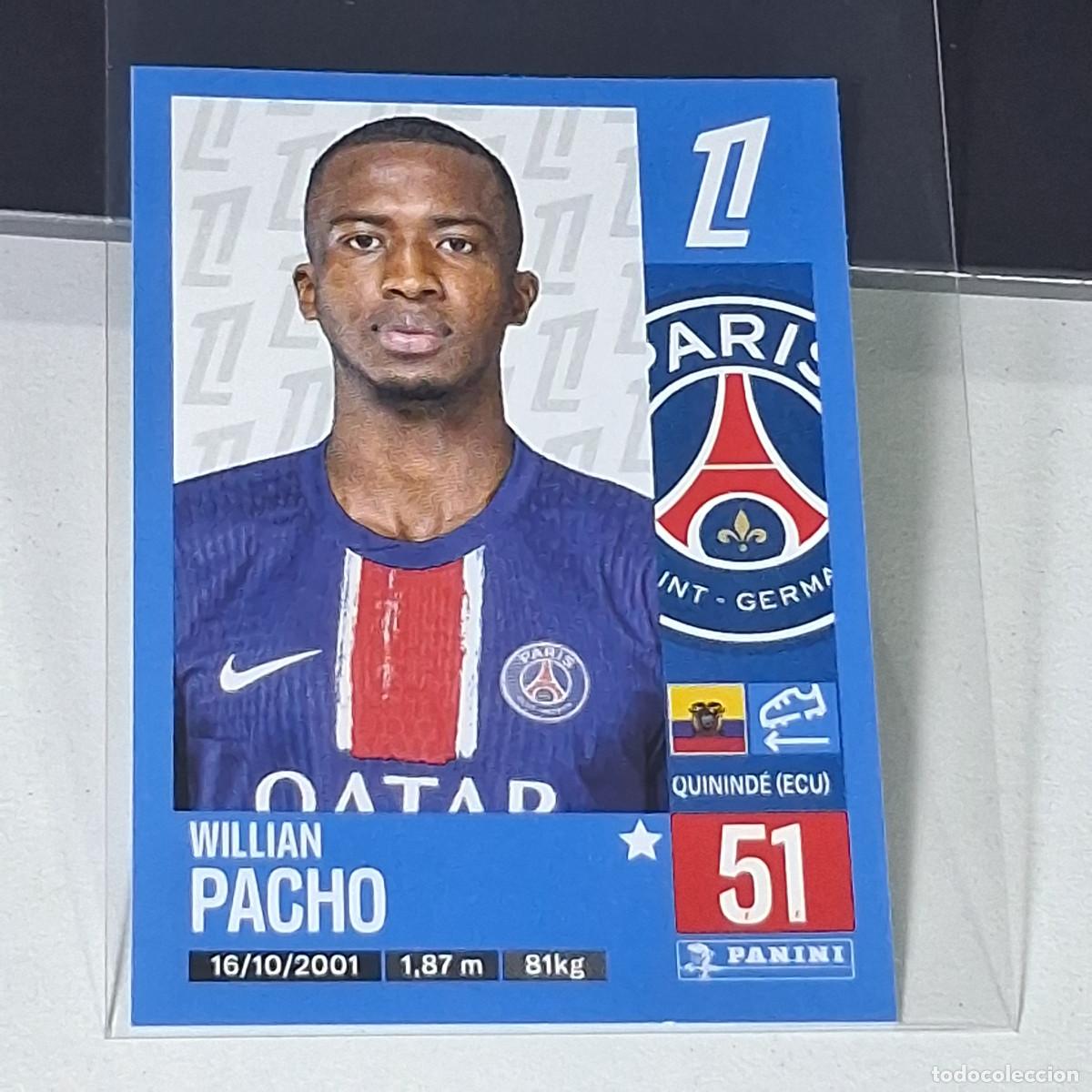 Cromos de f&uacute;tbol: B41 358 PACHO PARIS SAINT GERMAIN PSG CROMO FUTBOL PANINI LIGUE 1 FOOT 24-25 LIGA FRANCIA 2024-2025