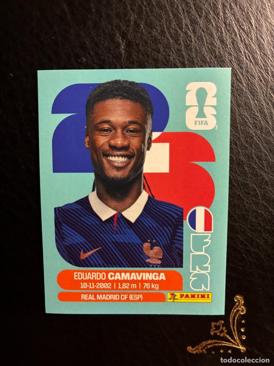 Cromos de f&uacute;tbol: FRA 10 EDUARDO CAMAVINGA FRA10 FRANCIA FIFA WORLD CUP MUNDIAL 2026 26 PANINI