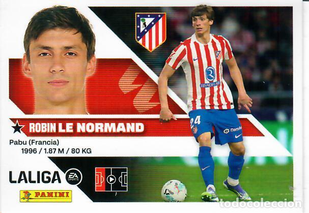 Cromos de f&uacute;tbol: CROMO PANINI LIGA ESTE 26 27 - N&ordm; 8 A - LE NORMAND - ATL&Eacute;TICO DE MADRID