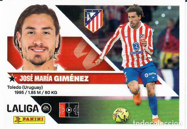 Cromos de f&uacute;tbol: CROMO PANINI LIGA ESTE 26 27 - N&ordm; 8 B - GIM&Eacute;NEZ - ATL&Eacute;TICO DE MADRID