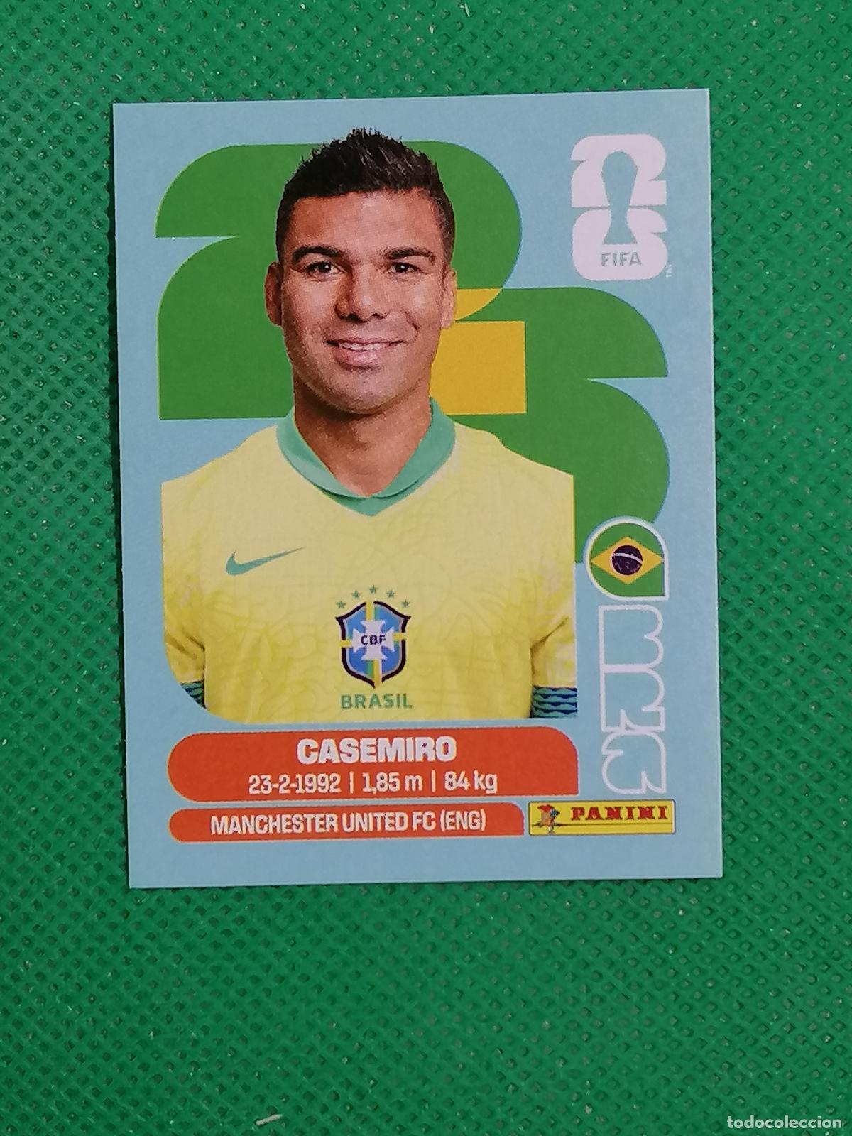 Cromos de f&uacute;tbol: BRA 10 BRA10 CASEMIRO BRASIL ⚽ PANINI FIFA MUNDIAL WORLD CUP 26 2026 STICKER ⚽
