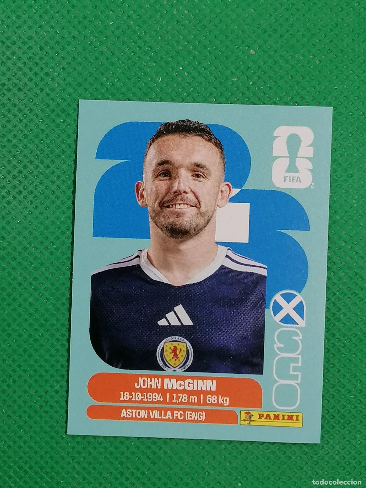 Cromos de f&uacute;tbol: SCO 17 SCO17 JOHN MCGINN ESCOCIA ⚽ PANINI FIFA MUNDIAL WORLD CUP 26 2026 STICKER ⚽