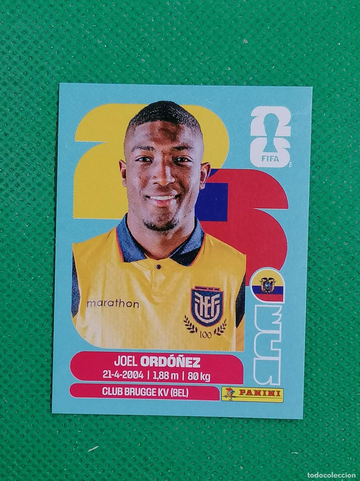 Cromos de f&uacute;tbol: ECU 8 ECU8 JOEL ORDO&Ntilde;EZ ECUADOR ⚽ PANINI FIFA MUNDIAL WORLD CUP 26 2026 STICKER ⚽
