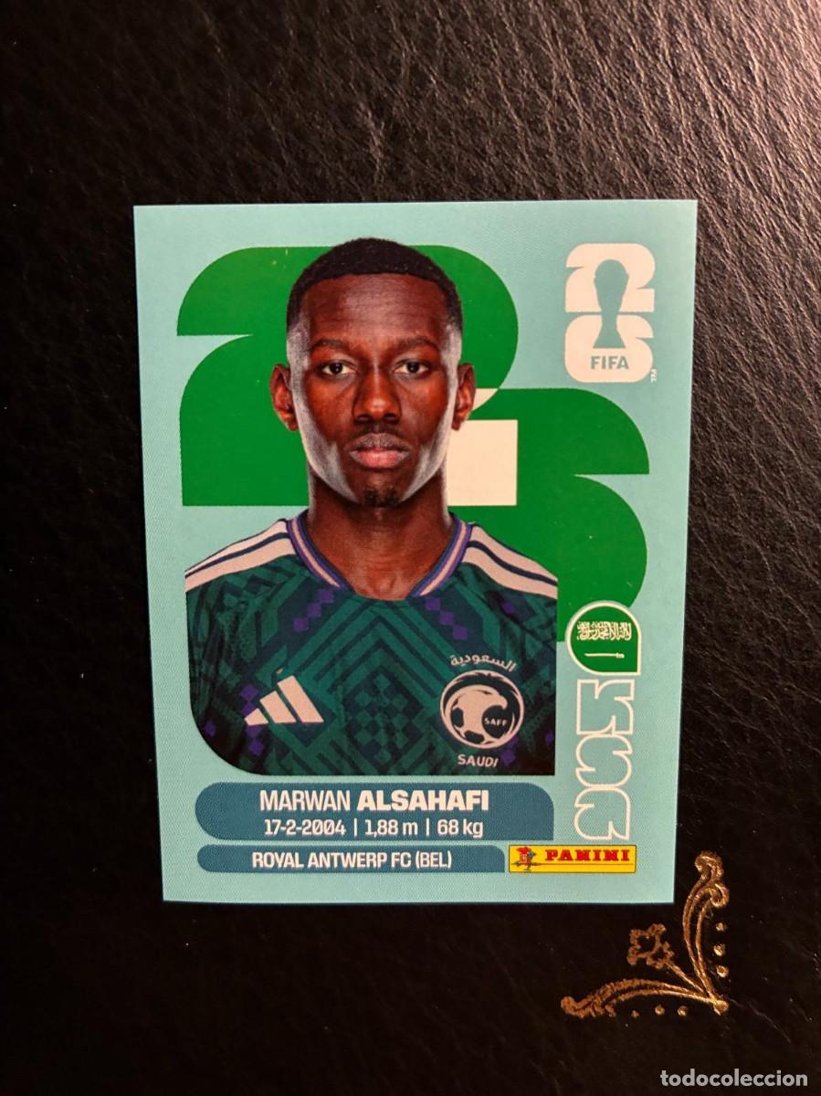 Cromos de f&uacute;tbol: KSA 15 MARWAN ALSAHAFI KSA15 ARABIA SAUD&Iacute; FIFA WORLD CUP MUNDIAL 2026 26 PANINI