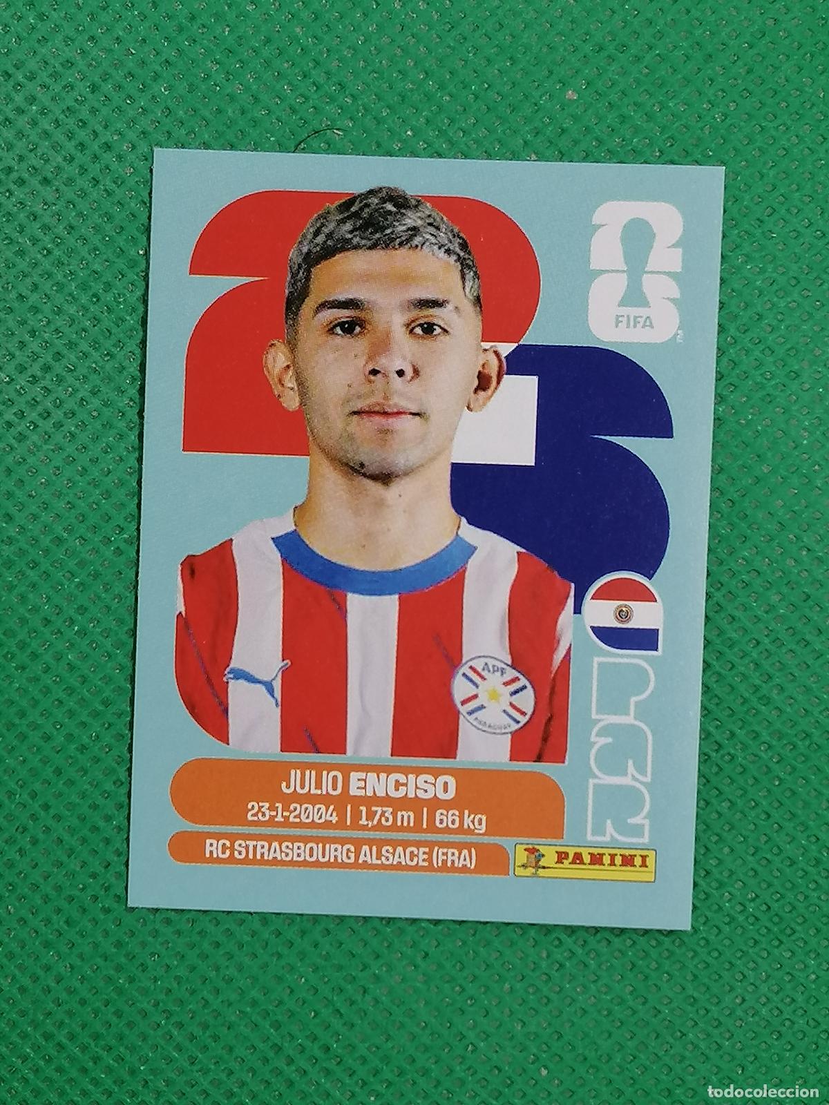 Cromos de f&uacute;tbol: PAR 15 PAR15 JULIO ENCISO PARAGUAY ⚽ PANINI FIFA MUNDIAL WORLD CUP 26 2026 STICKER ⚽